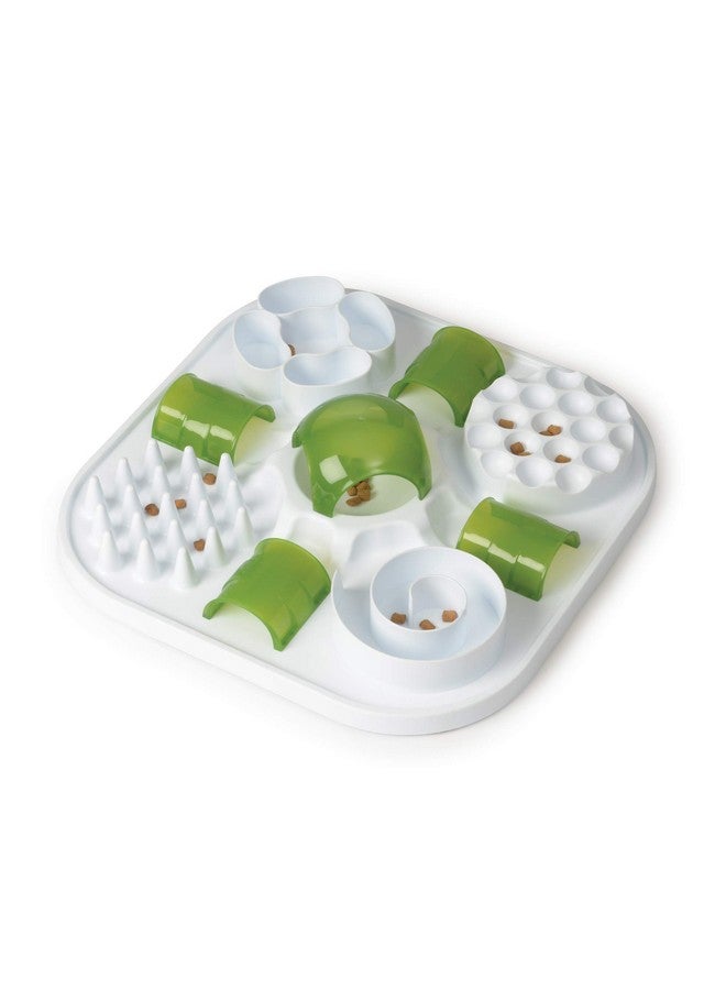 Catit Play Cat Treat Puzzle, Interactive Cat Toy, 43010, White - Image 1