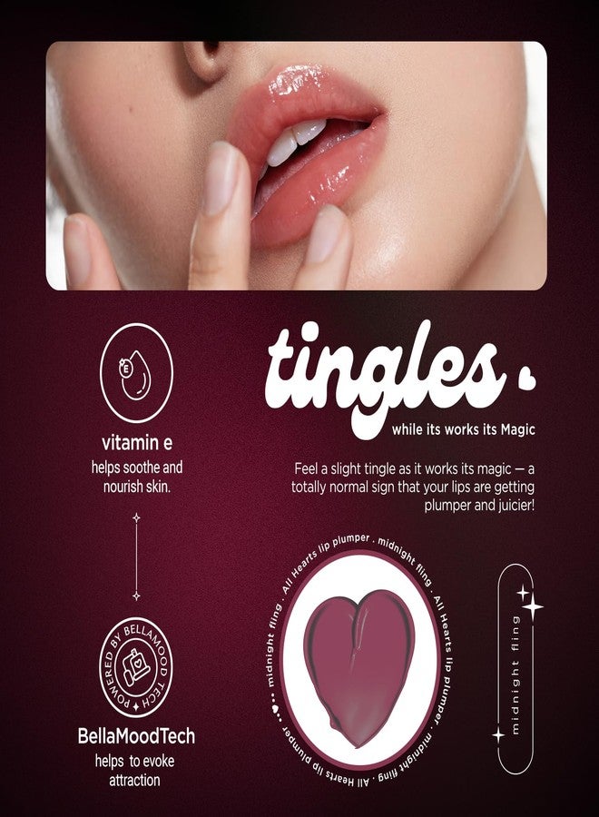 بيلا فيتا ملمع شفاه بيلافيتا أول هارتس لتكبير الشفاه | ملمع مرطب ومكثف | لون ولمعان طبيعي | تقنية بيلا مود | ملمع شفاه خالٍ من البارابين | ميدنايت فلينج | 1.2 غرام - Image 4