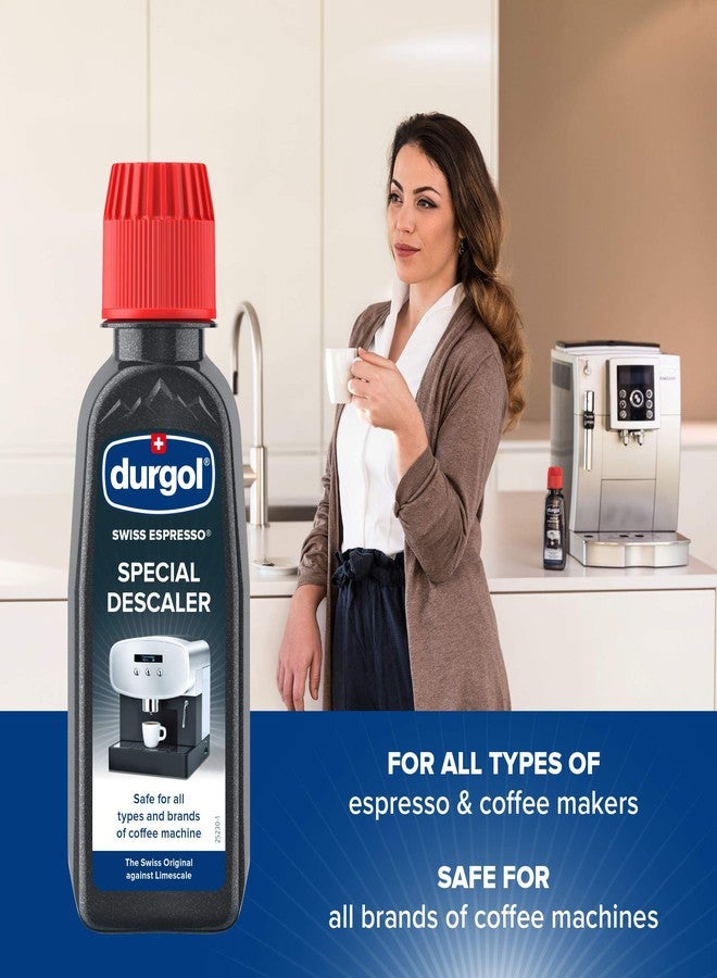 Durgol Swiss Espresso Machine Decalcifier/Descaler Solution, 4 Count - Image 2