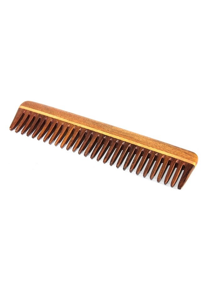 eSplanade Sheesham Rosewood Comb for Anti-Static Hair Beard Moustache - Beauty Care Items For Men & Women - Brown - Image 1