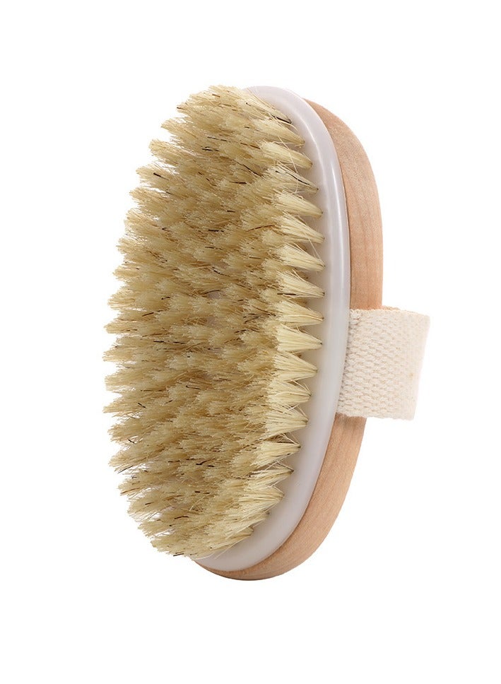 general Dry Skin Body Brush 2-Piece Set - Improves Skin Health and Beauty - Natural Bristles - Removes Dead Skin and Toxins, Fat Management, Improves Lymphatic Function, Exfoliates, Boosts Blood Circulation - Image 2