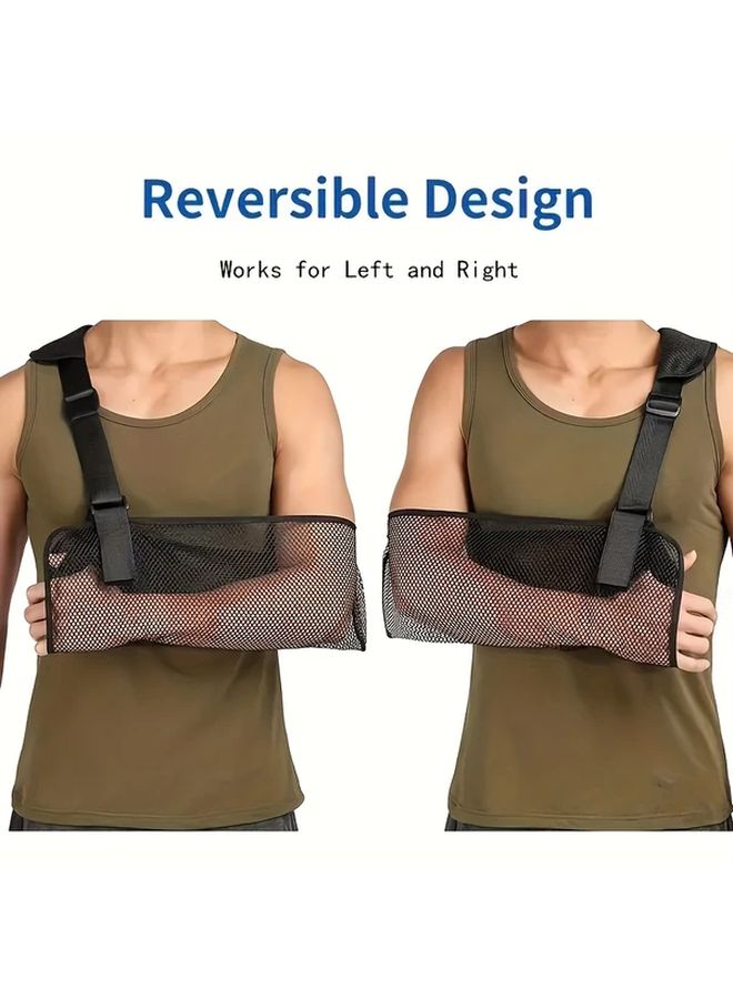Adjustable Arm Strap Support For Forearm Sling And Wrist Comfortable Breathable Harness 1pc - Image 4