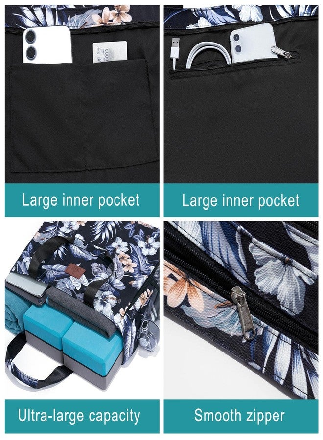Heathyoga Multi-Functional Yoga Mat Carrier Gym Tote - Large Mat Pocket, Workout Bag for Women - Image 2