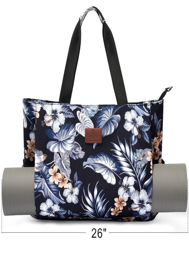 Heathyoga Multi-Functional Yoga Mat Carrier Gym Tote - Large Mat Pocket, Workout Bag for Women - Image 5
