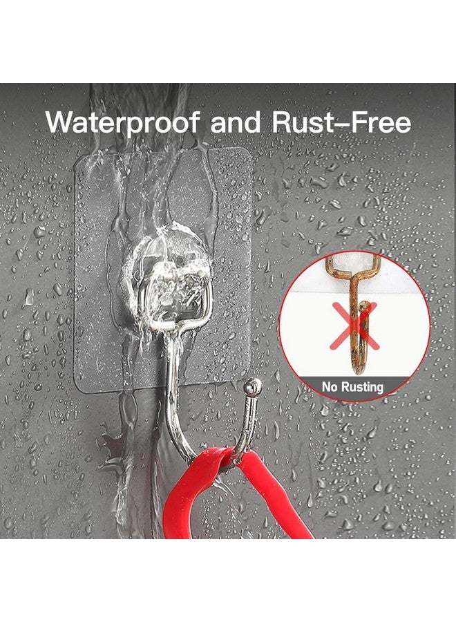 Radiant RADIANT Wall Hooks for Hanging Strong, Self Adhesive Hooks for Wall Heavy Duty, Wall hangings, Kitchen Accessories Items. (Big Hook, Pack of 20)  - Image 3