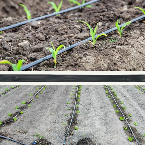 Bandelt 100 ft 5/8" Drip Tape Emitter Spacing 6" Automatic Irrigation Equipment for Garden and Patio - 15 mil Wall Thickness, 0.53 GPH Flow Rate - Image 5