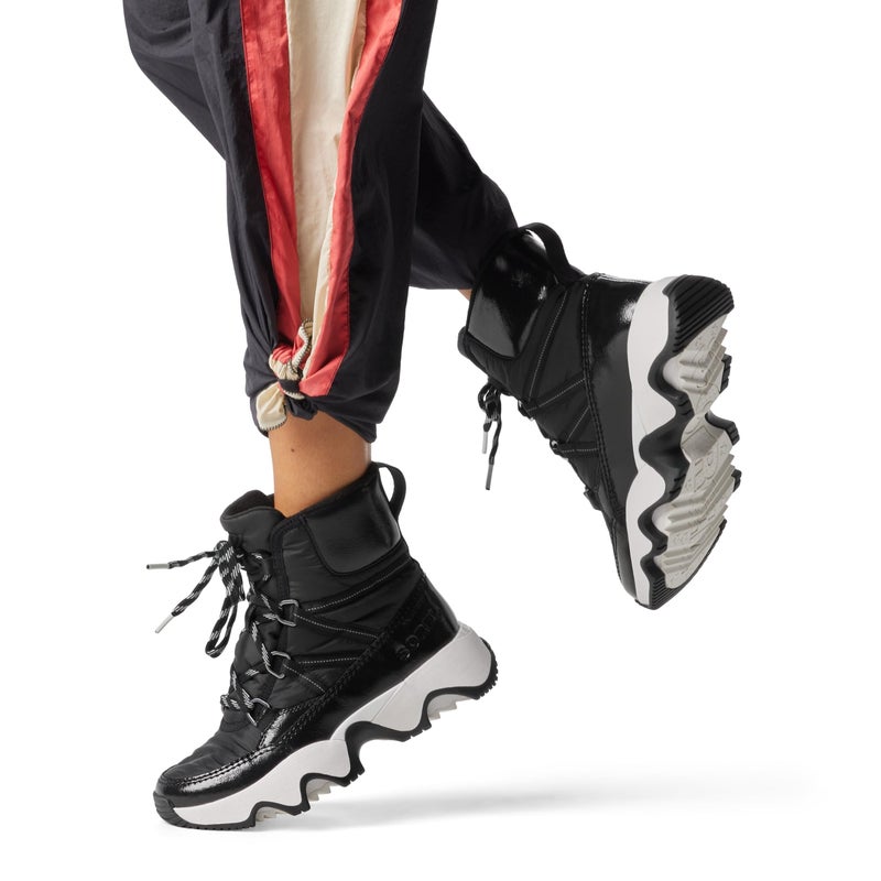 SOREL Women's Kinetic Impact Sport Waterproof Boot - Black, Sea Salt - 8.5 - Image 2