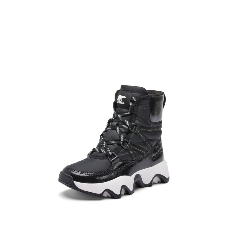 SOREL Women's Kinetic Impact Sport Waterproof Boot - Black, Sea Salt - 8.5 - Image 1