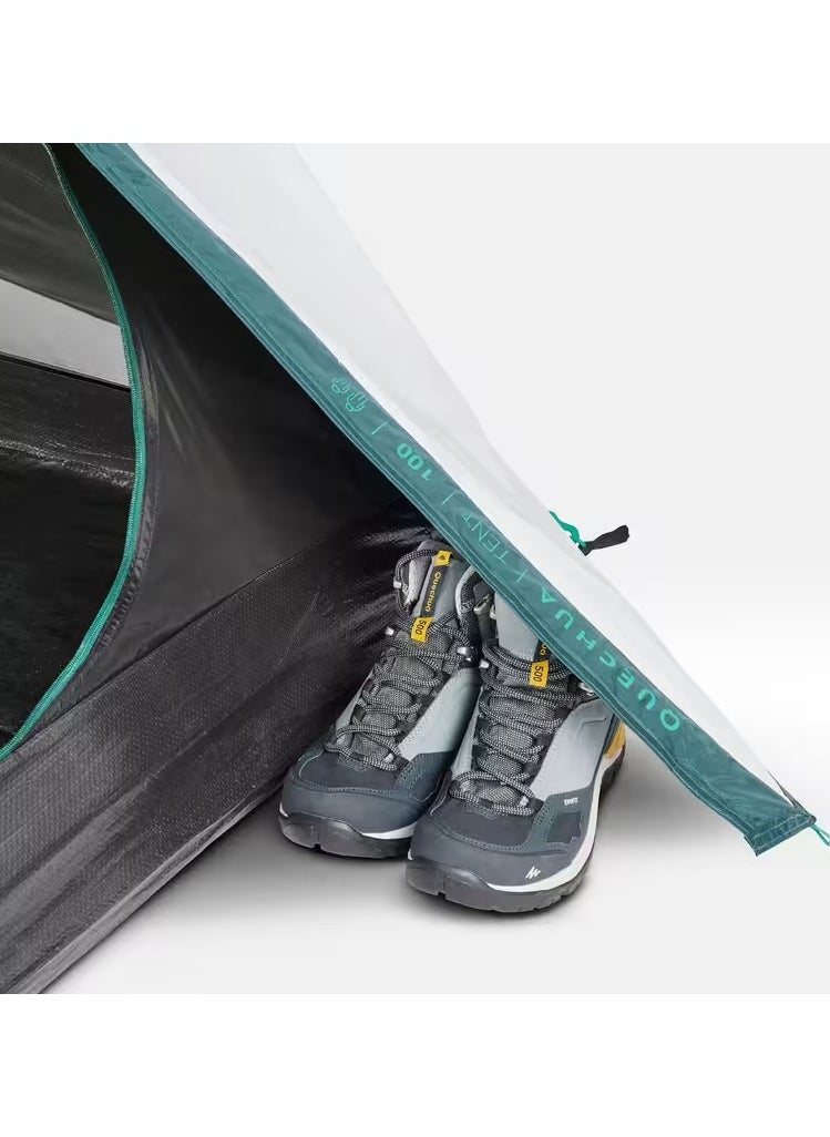 Quechua - Camping Tent MH100 - 2-Person - Fresh&Black - Image 1