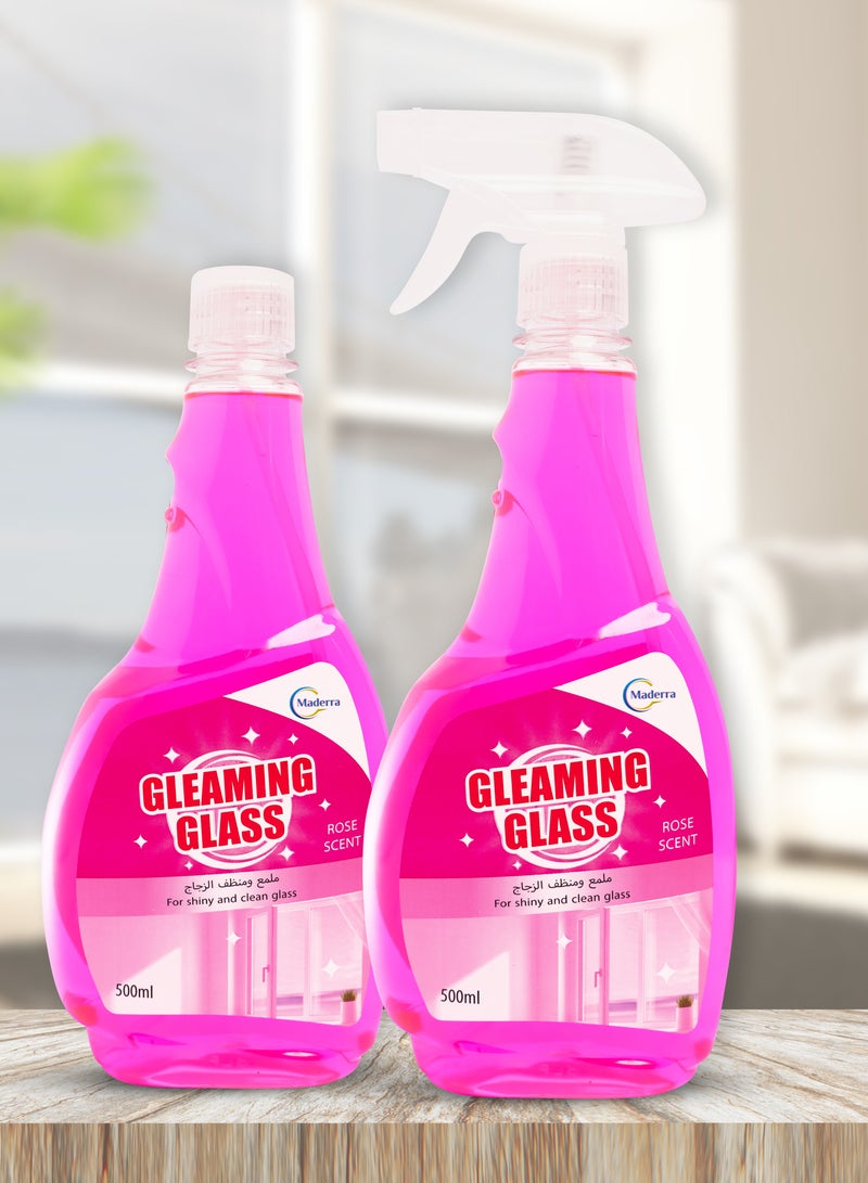 Maderra Gleaming glass rose scent 500ml+500ml  - Image 2