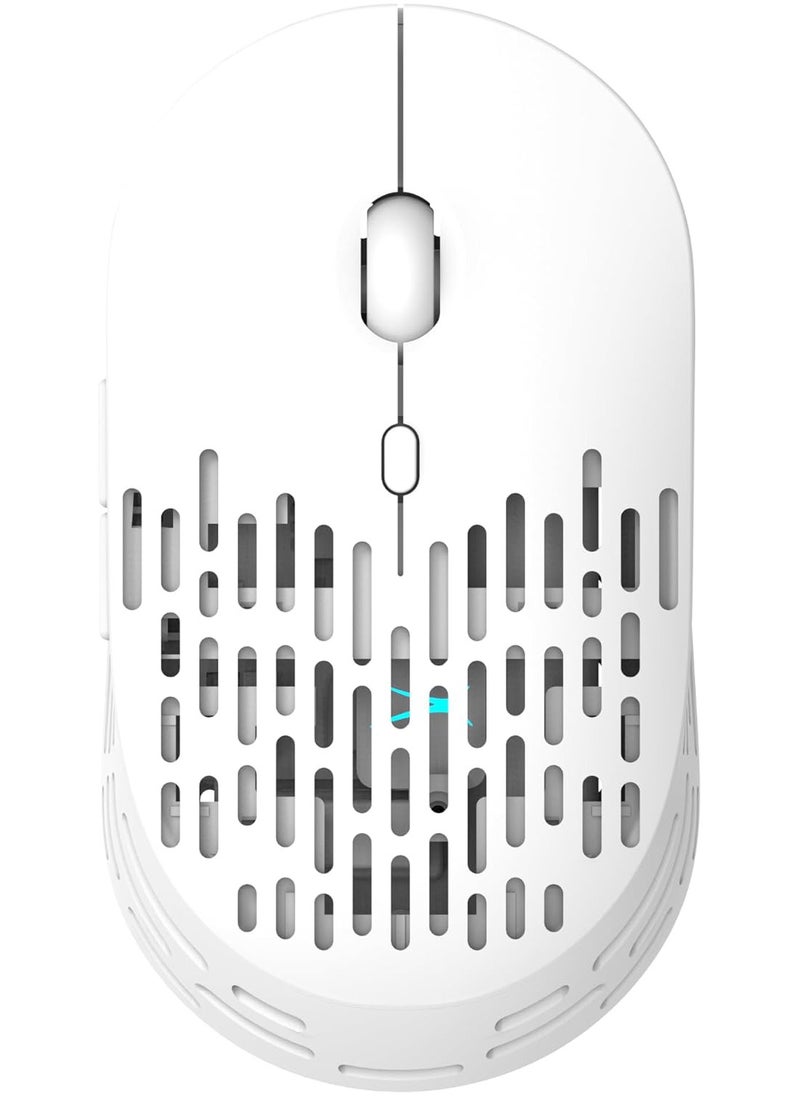 ALBM7422 Wireless Rechargable Mouse - Optical Sensor 1600 DPI - 6 Buttons