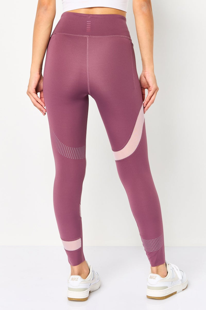 UNDER ARMOUR Women Sportswear Fit Training Leggings, Mauve - Image 2