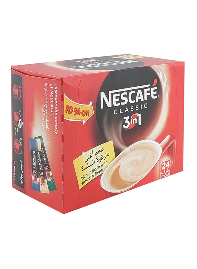 Nescafe 3-In-1 Classic Coffee Pack of 24 - Image 4