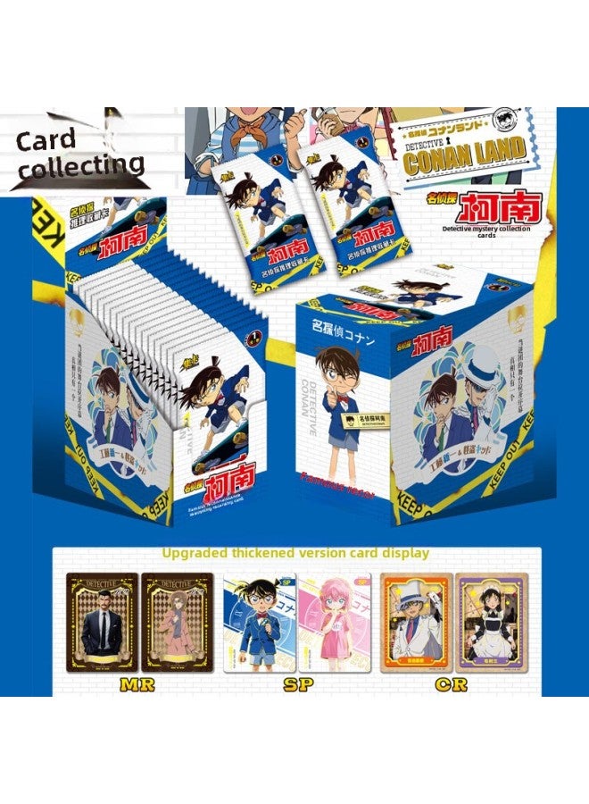Spell Back To War Huo Shadow Kabi Bala Thickened Card Collection Card Student Commissary Time Agent Game-Color:[Conan 1 Yuan Pack] Thick Card Full Box Of 30 Packs  - Image 1