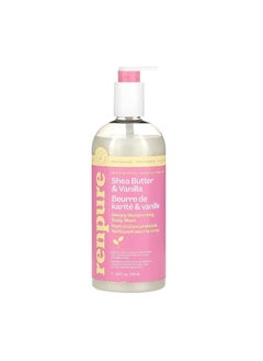 Renpure Shea Butter and Vanilla Deeply Moisturizing Body Wash 24 fl oz 710 ml  - Image 1