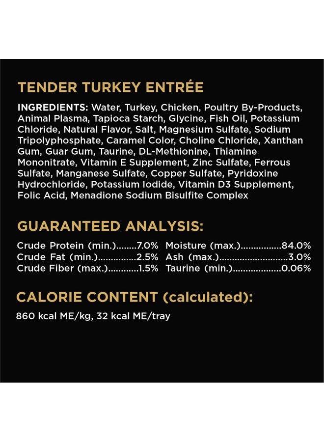 شيبا مجموعة متنوعة من أطباق طعام القطط الرطبة Perfect Portions Cuts In Gravy، دجاج مشوي، سلمون شهي وديك رومي طري، عبوة مزدوجة سهلة التقشير، 1.32 أونصة (عبوة من 48 قطعة) - Image 5