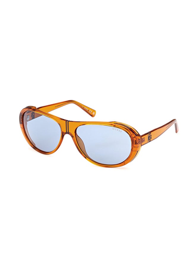 GUESS Pilot Sunglasses For Men - Clear Orange  - Image 1