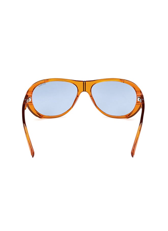 GUESS Pilot Sunglasses For Men - Clear Orange  - Image 5