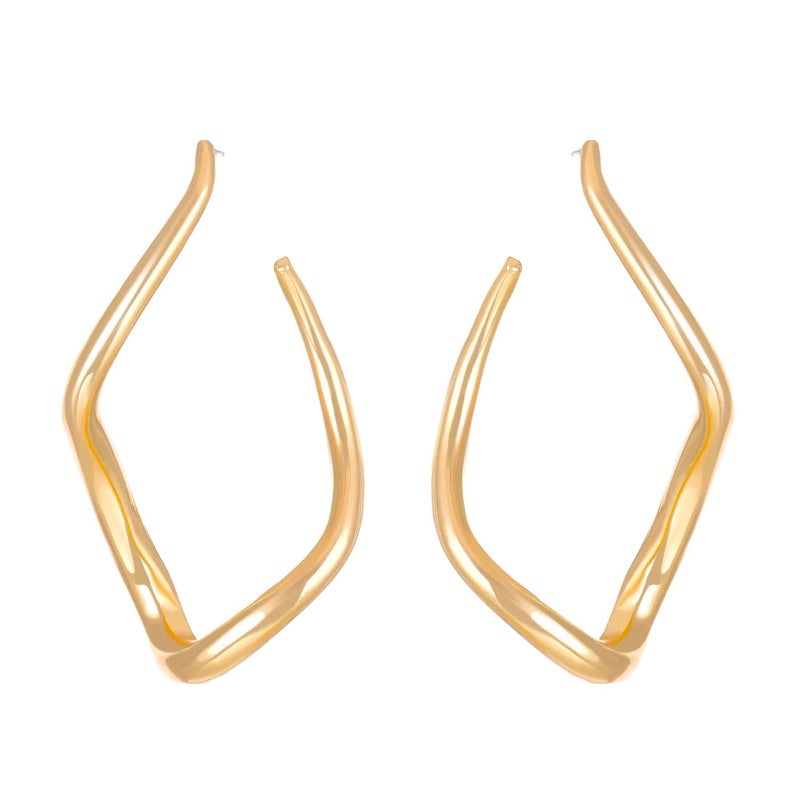 Golden Stainless Steel Earring - Image 1