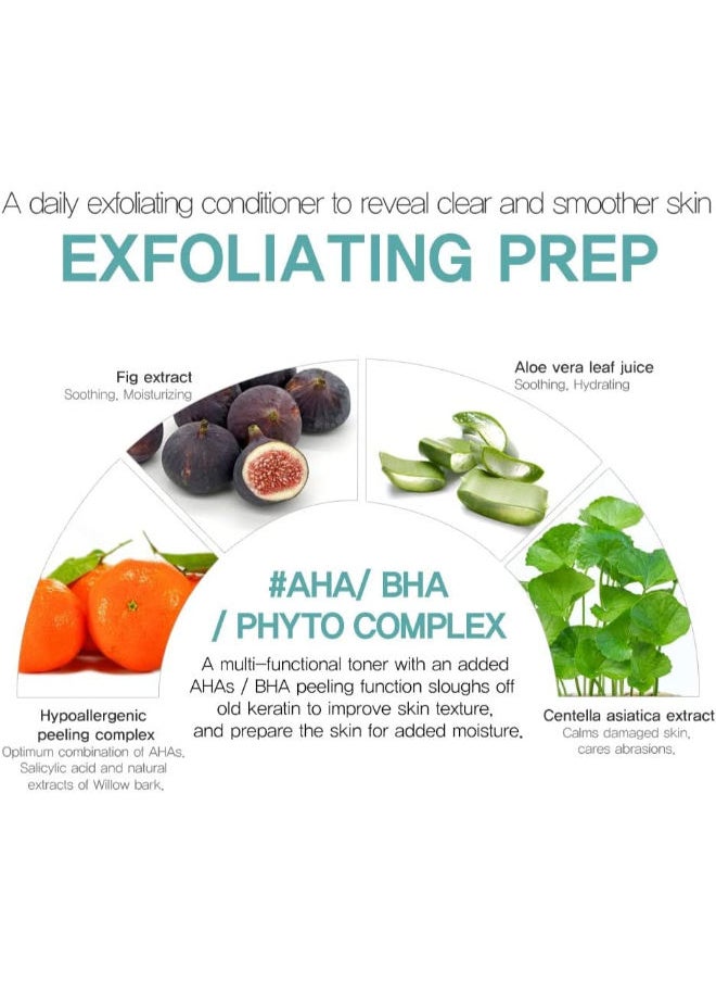 iaso DR. IASO Exfoliating Prep, Gentle AHA & BHA Exfoliating Toner for All Skin Type.  - Image 5
