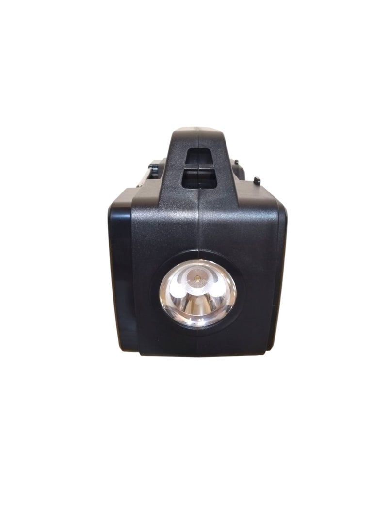 زيرو مكبر صوت  Z305  لاسلكية محمولة  قابلة للشحن تعمل بالطاقة الشمسية تدعم  راديو FM بصوت كبير وعالي الجودة ويحتوي على كشاف يدعم كارت الميموري وفلاش يو إس بي - أسود/برتقالي - Image 5