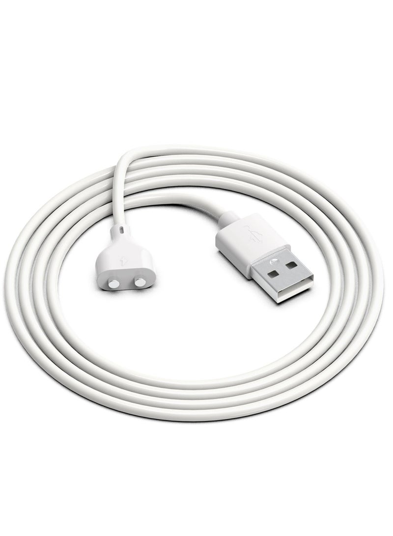 erorex Magnetic USB DC Charging Cable for Vaibrator Wand Replacement Charger Power Cable 2.6FT for Toys Facial Cleanser Massagers and More Devices (Contact 2Pin Spacing 7mm, Magnet Diameter 3mm)  - Image 1