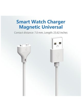 Universal Magnetic USB Charger Cable 2-Pack For Toys & Electronics - 10mm 2-Pin