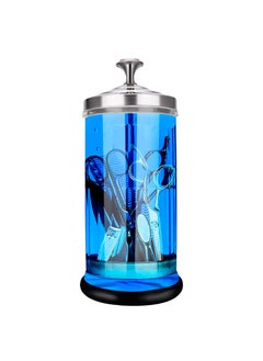 IEBARBER Disinfectant Jar Barber Sterilizer Jar Durable Glass Jar for Nail Tools and BarberShop Hair Stylist Tools Jar (33 Oz /1000ml) 
