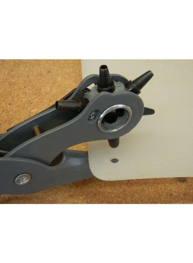 general Locking Joint Steel Revolving Punch Grey and Black 10.4 x 3.9 x 0.8 Inch 72 - Image 2