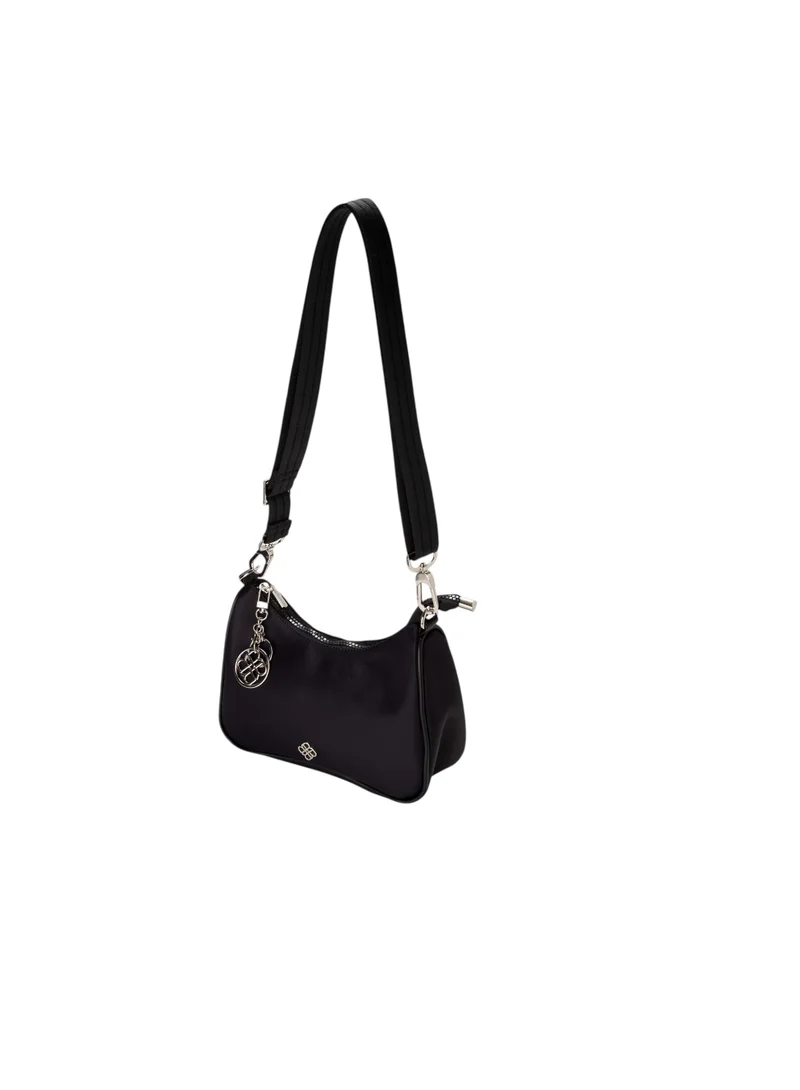 Bata Embellished Sling Bag Black