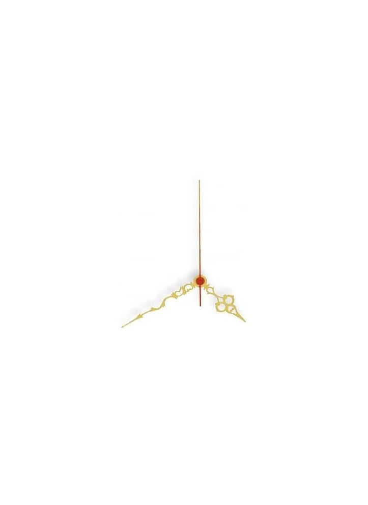 ماركة غير محددة - ماكينة ساعة حائط بالعقارب مع طقم عقارب فضي ، قطع غيار ساعة حائط، 'طول الزور 9 ملي - Image 1