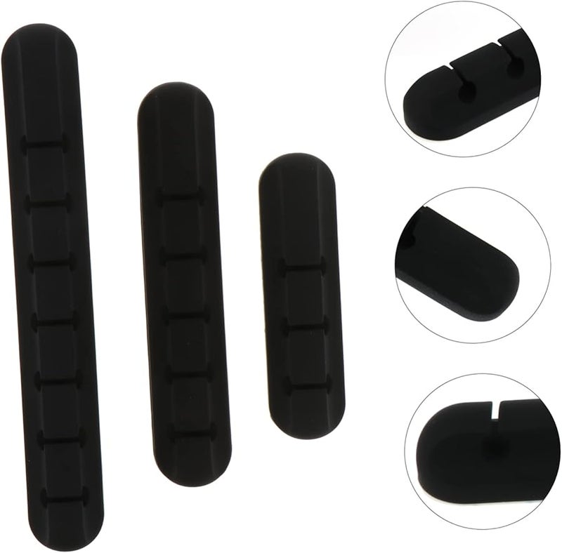 Tehaux 3 Pack Adhesive Cable Clips Cord Organizer For Phone Charger Headphone - Image 4