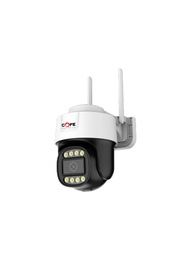 COFE 3MP Wi-Fi Smart Security Camera – AI Human Detection, Full-Color Night Vision, Two-Way Audio, TF Card & Cloud Storage (CF-W-PTC01-3D) - Image 1
