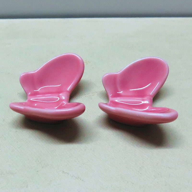 4Pcs Shaped Chopstick Rest Ceramic Chopstick Holder Practical Chopstick Rack Support - Image 4