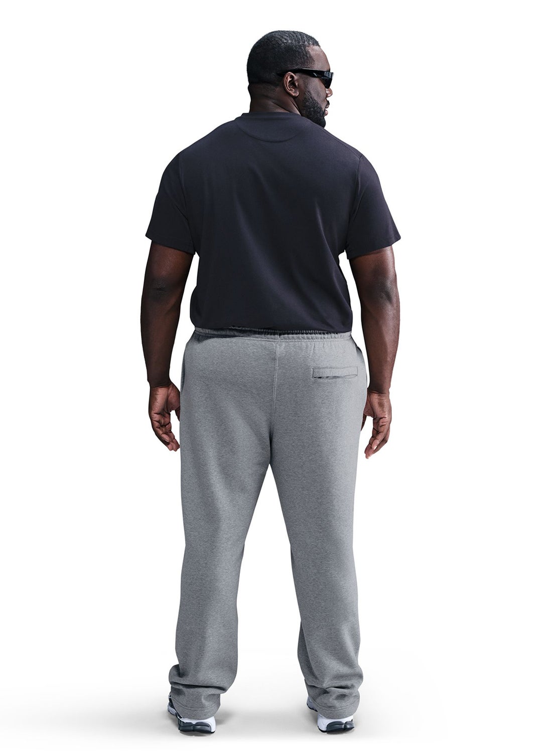 nike club open hem sweatpants