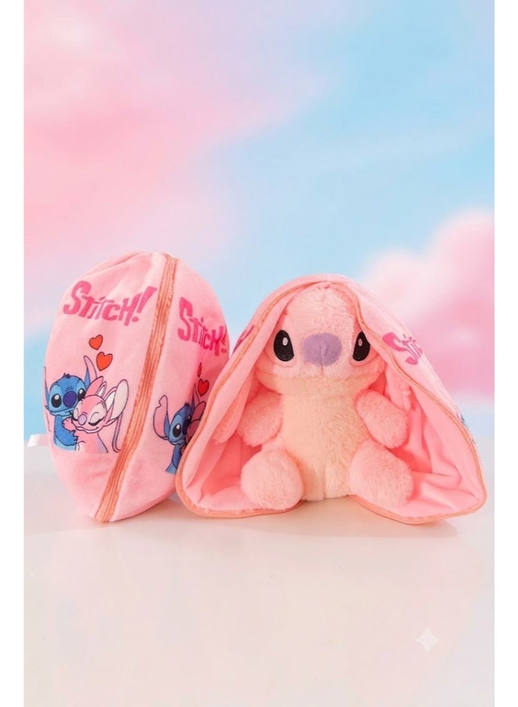 Stitch Plush Toy in Bag, Stitch Plush Toy in Zipper Bag, Stitch Plush Toy in Plush Bag, Hidden Stitch Plush Toy, Hideaway Stitch Plush Toy, Stitch Plush with Bag, Stitch Toy with Bag, Soft Stitch Plush with Bag, Stitch Stuffed Animal in Bag, Portable Stitch Plush Toy, Travel Stitch Plush Toy, Foldable Stitch Plush Toy in Bag, Surprise Stitch Plush Toy in Bag, Stitch Pillow That Transforms into a Plush Toy, Stitch Cushion Plush Toy, 2-in-1 Stitch Pillow and Plush Toy, Stitch Plush Storage Bag, Foldable Plush Toy, Hideaway Plush Toy, Stitch Character Plush with Storage Bag, Stuffed Stitch Plush in Bag, Stitch Plush Toy for Kids, Stitch Character Stuffed Toy, Stitch Gift for Kids. - Image 2