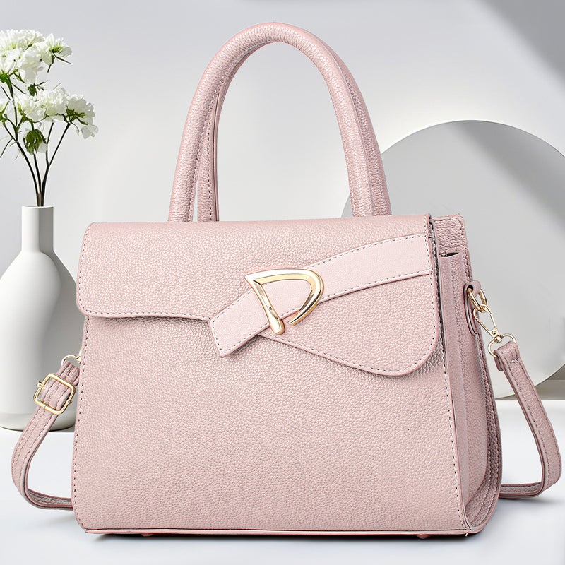 Elegant Niche Design Shoulder Bag - Versatile Handbag for Commuting, Large Capacity Crossbody - Image 1