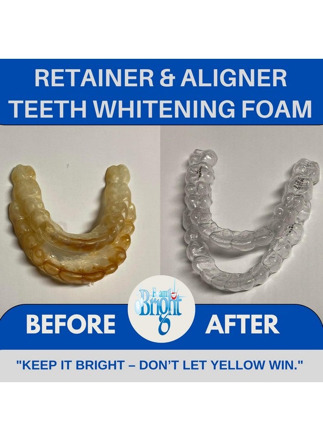Bleachbright Aligner Cleaner & Retainer Cleaner Foam Bright, Teeth Whitening Foam, Great for Invisalign, Candid, Byte, Night Guard, Mouth Guard, Dentures, Whitener, Toothpaste & Braces Cleaner, Peroxide Free - Image 3