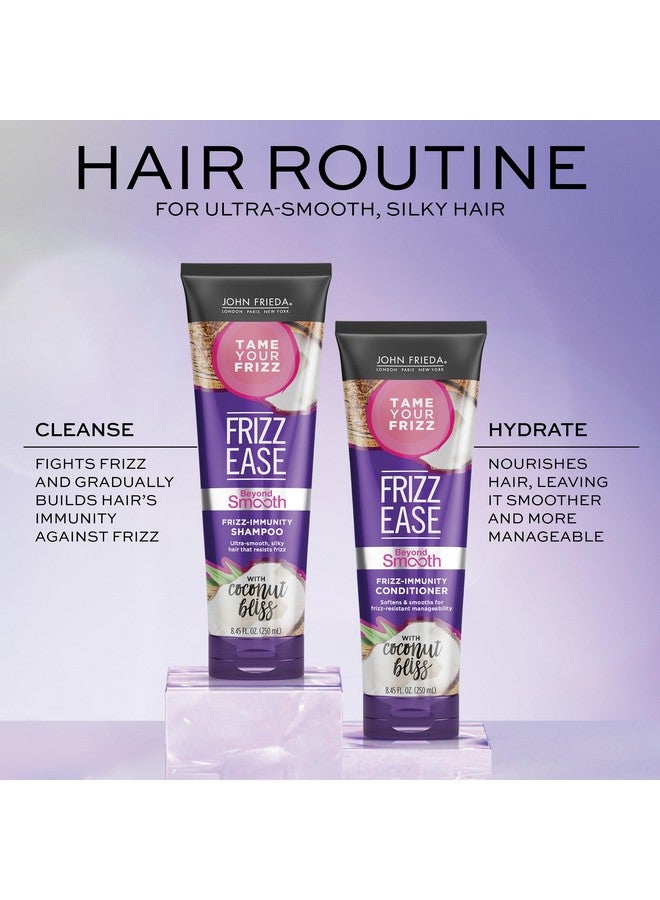 John Frieda Frizz Ease Beyond Smooth Bundle: Frizz Immunity Shampoo & Conditioner, 8.45 Ounce Each - Image 4