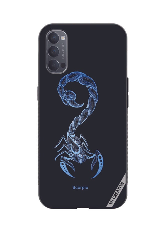 VR CREATIVE Protective Case Cover For Oppo Reno4 Pro 5G Scorpio Design Multicolour - Image 1