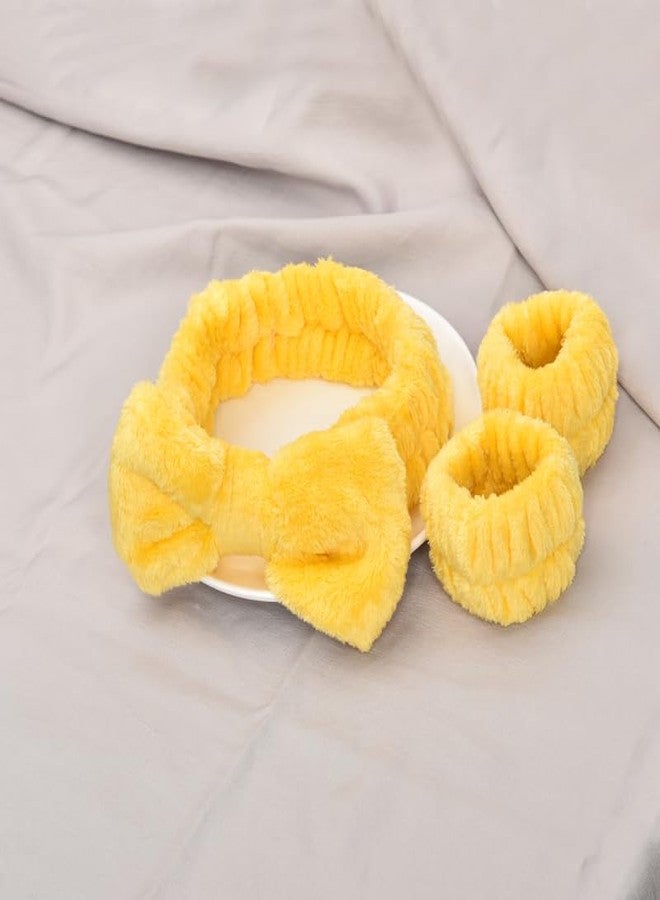 Sisadodo Skincare Wristbands and Headbands for Washing Face Spa Headband for Washing Face for Women Girls Makeup Headband for Washing Face for Girls Women Wrist Towels for Washing Face and Headband - Image 4