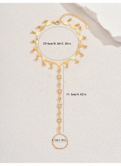 GOLDMAX 21k Gold Plated Anklet For Women  - Image 3