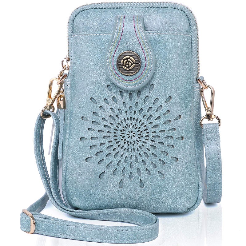 APHISON APHISON Small Crossbody Bags for Women, Lightweight Vegan Leather Cell Phone Purse, Cute Purses with Tassels  - Image 1