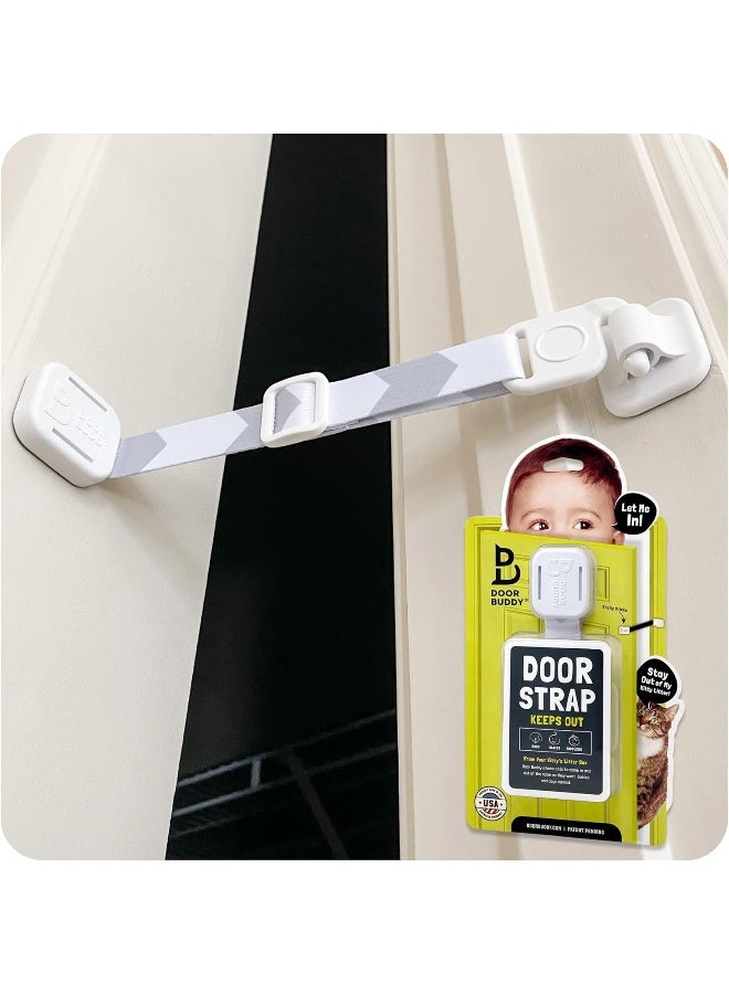 Door Buddy Baby Proof Door Lock with Adjustable Strap - Image 1