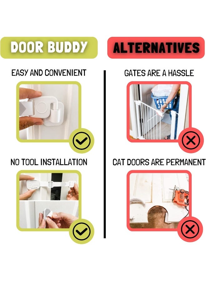 Door Buddy Baby Proof Door Lock with Adjustable Strap - Image 5