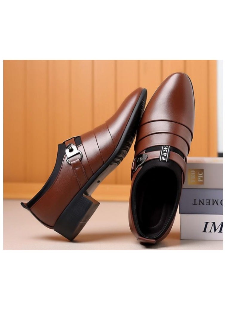 KUYING - New Men's Business Leather Shoes - Image 1