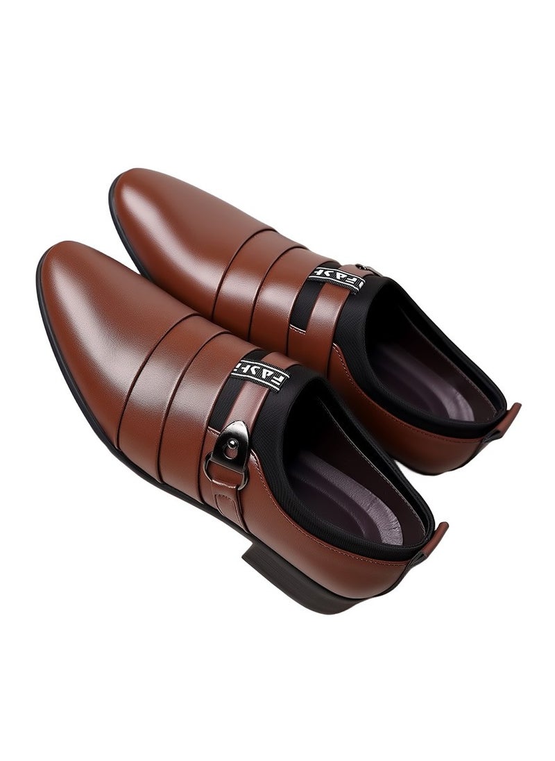 KUYING - New Men's Business Leather Shoes - Image 1