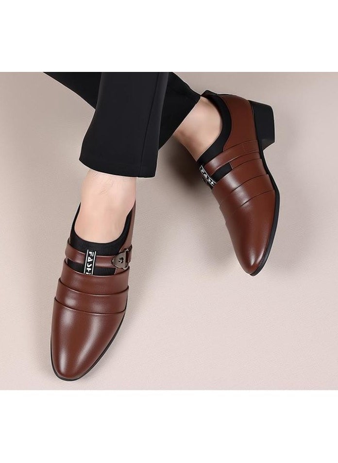 KUYING - New Men's Business Leather Shoes - Image 1