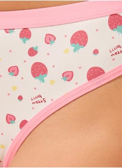 Styli Pack of 5 - Fruit Printed Bikini Briefs  - Image 3