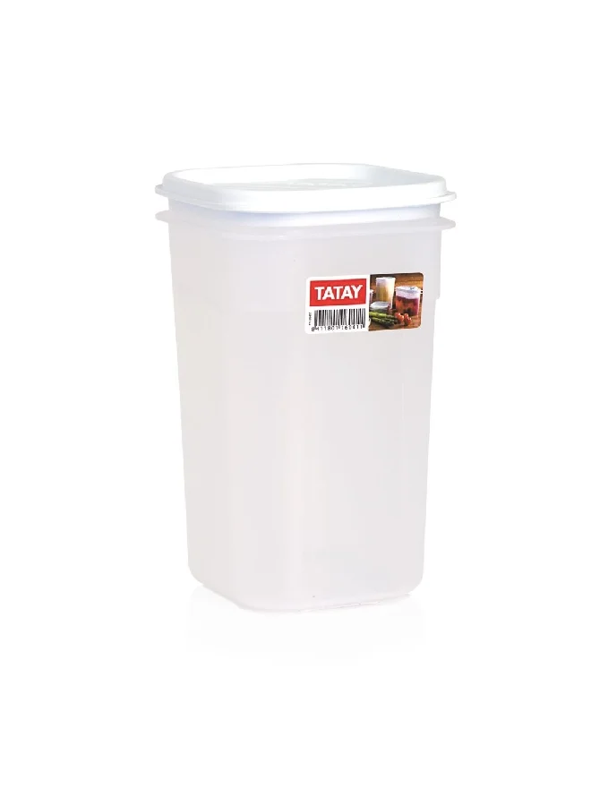 TATAY BPA Free High Quality Plastic Food Container White 1 L 1160401